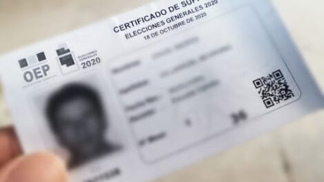 Bono contra el hambre no requiere certificado de sufragio