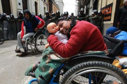 Personas con discapacidad en Bolivia