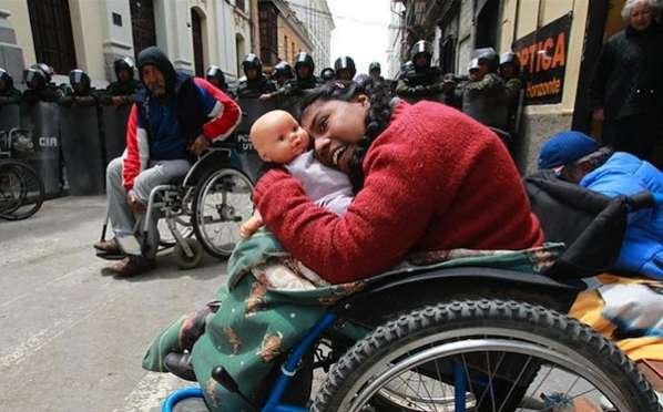 Personas con discapacidad en Bolivia