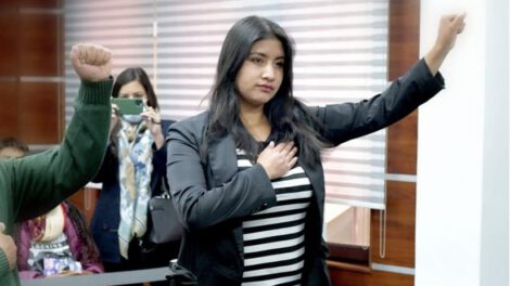 Kely Aruquipa Arellano como Directora Plurinacional de la Juventud