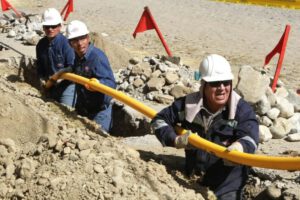 Instalación de gas domiciliario en el país