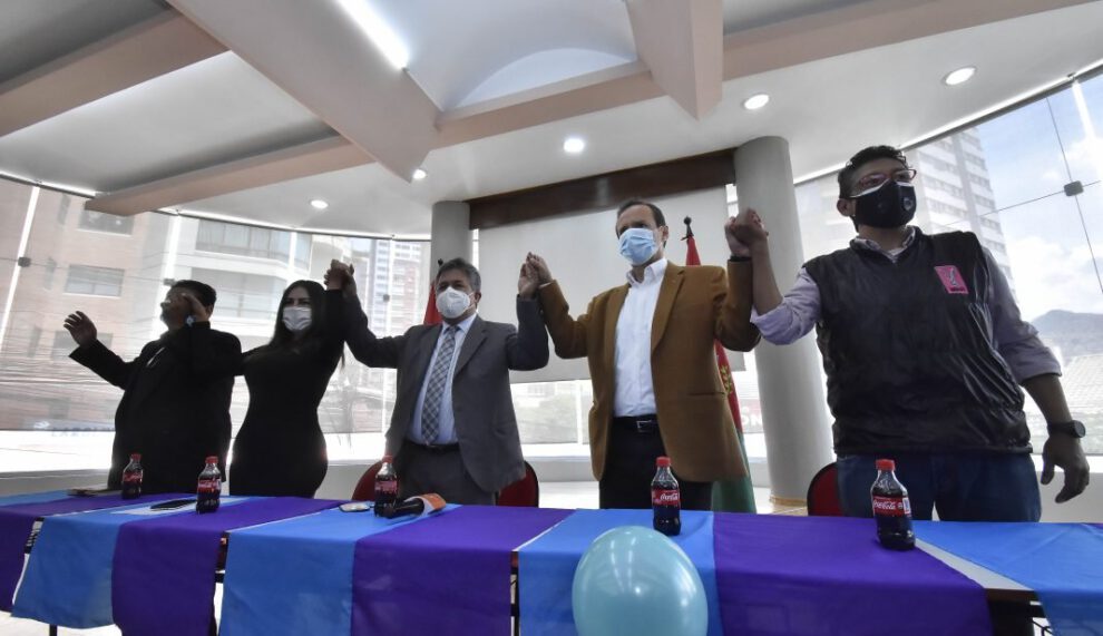 Alianzas políticas en La Paz para las elecciones subnacionales
