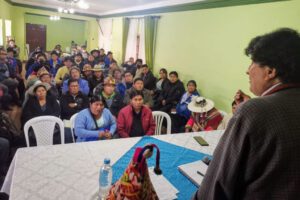 Evo Morales violencia Potosí