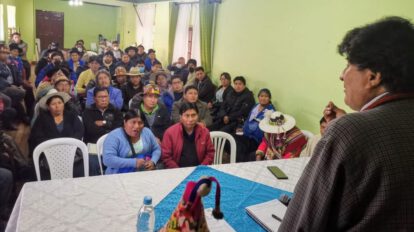 Evo Morales violencia Potosí