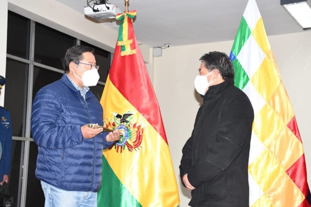 David Choquehuanca asume como Presidente en Ejercicio