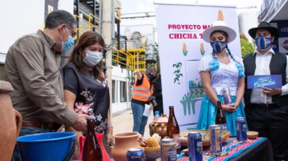 Vivero en la Cervecería Taquiña para ayudar a comunarios