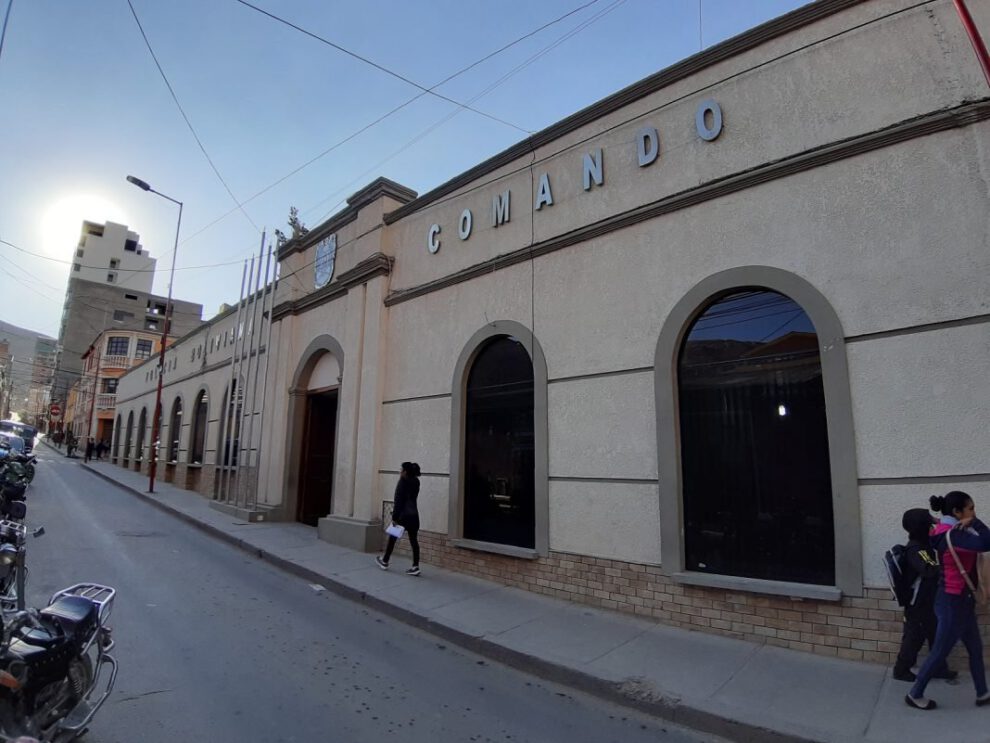 rebrote por covid-19 en Policía de Oruro