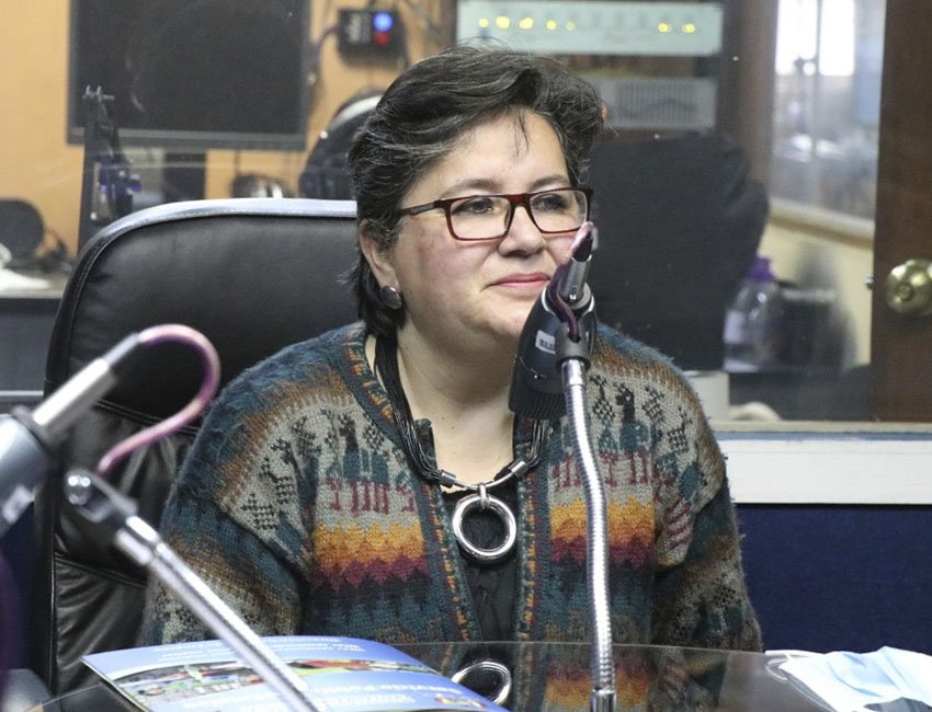 La ministra de Trabajo, Empleo y Previsión Social, Verónica Navia asegura que no existen excepciones para el pago del aguinaldo