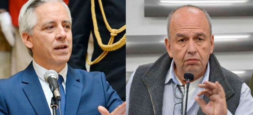 García Linera y Arturo Murillo en una guerra de indirectas