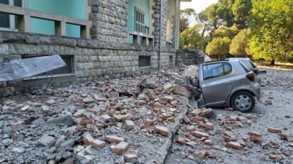 Terremoto en Albania dejó varios daños materiales