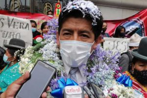 Jesús Vera precandidato Alcaldía La Paz por el Movimiento al Socialismo