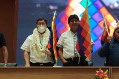 Uso de hierbas para combatir la pandemia por Luis Arce