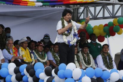 Candidaturas subnacionales definidas por Evo Morales