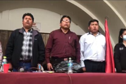 Cecilio Pérez presidente Comité Cívico Oruro