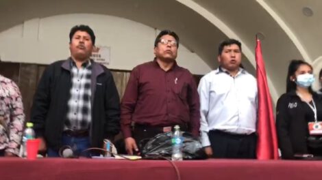 Cecilio Pérez presidente Comité Cívico Oruro