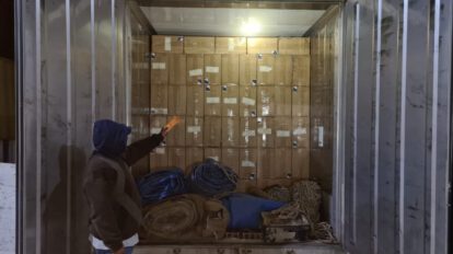 Cigarrillos de contrabando comisados por la Aduana Nacional