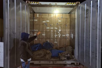 Cigarrillos de contrabando comisados por la Aduana Nacional