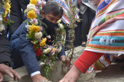 David Choquehuanca en la Fiesta de las Semillas en Bolivia