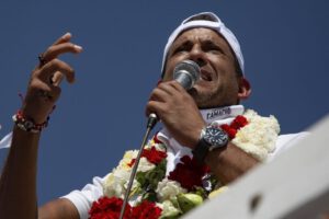 Luis Fernando Camacho, candidato a la Gobernación de Santa Cruz por Creemos