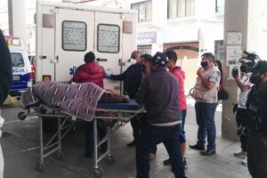 Accidente de bus en Potosí, Hospital Santa Bárbara de Sucre