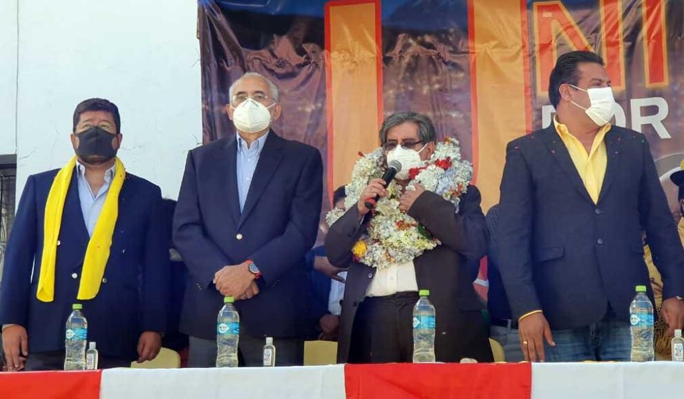 Waldo Albarracín candidato Alcaldía La Paz