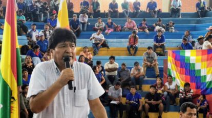 Evo Morales en el ampliado de las Seis Federaciones del Trópico de Cochabamba