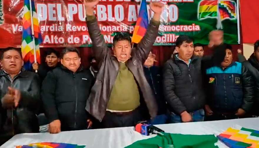 Organizaciones sociales de El Alto respaldan candidatura de Eva Copa