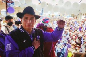 Franklin Flores candidato Gobernación La Paz