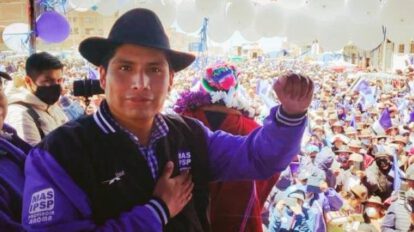 Franklin Flores candidato Gobernación La Paz