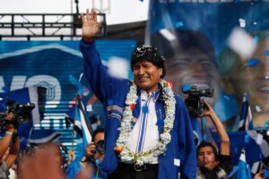 Evo Morales en el MAS