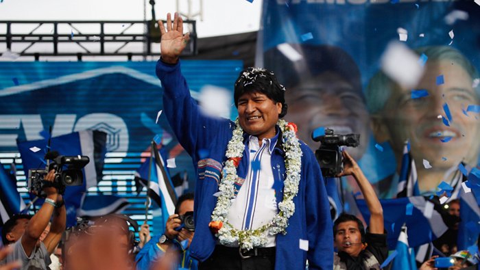 Evo Morales en el MAS