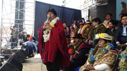 Evo Morales, dirigente cocalero