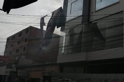 Interrupción de energía eléctrica en el centro de la ciudad