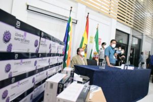Pruebas de antígeno nasal para prevenir el Covid-19 en Bolivia