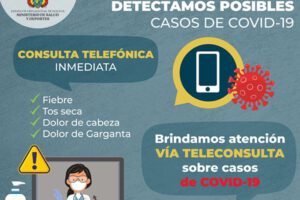 Línea gratuita para atención de Covid-19