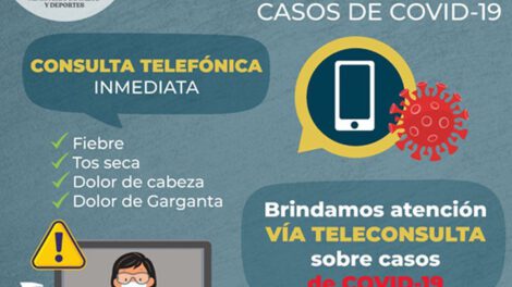 Línea gratuita para atención de Covid-19