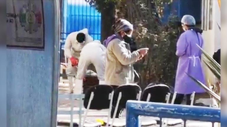 Covid-19 muertes en hospitales en La Paz