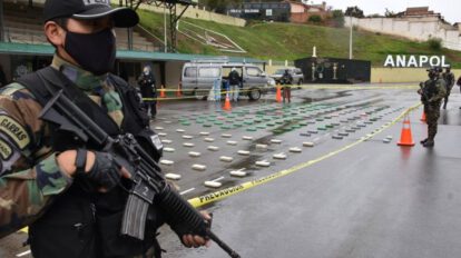 Incautación de droga por la Felcn