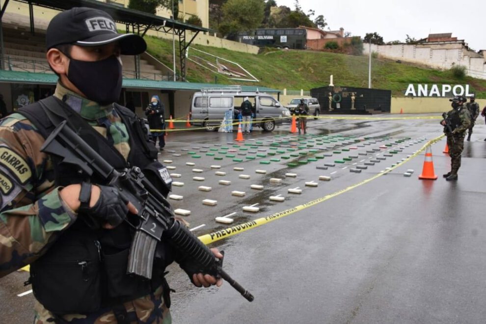 Incautación de droga por la Felcn