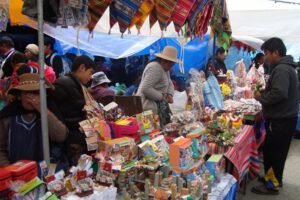 Feria de Alasitas en La Paz