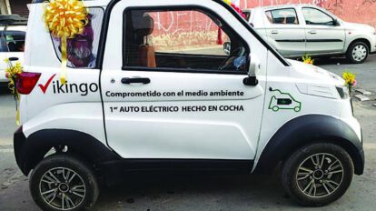 Quantum E3, el primer auto electrónico fabricado en Bolivia