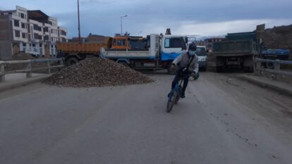 paro del transporte en Bolivia