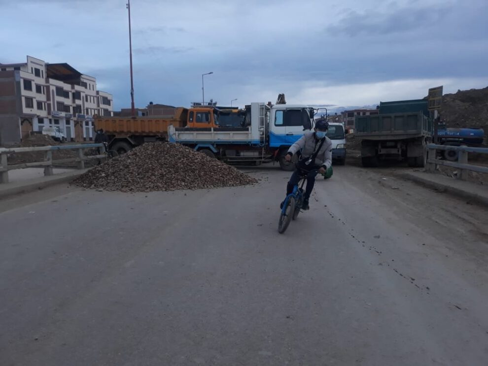 paro del transporte en Bolivia