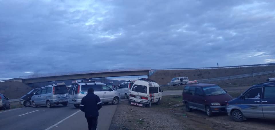 Bloqueos en el país reportados por la Policía