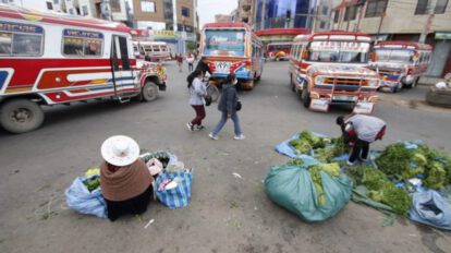 Contundente bloqueo en la ciudad de Cochabamba por el paro de choferes