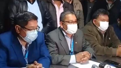 paro de 48 horas convocado por la Confederación Sindical de Choferes de Bolivia