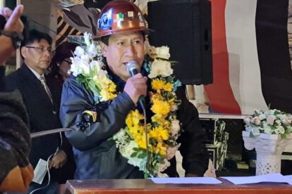 Sabino Achacollo es la nueva cabeza de los mineros de Huanuni