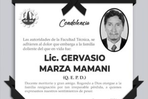 Lic. Gervasio Marza Mamani Q.E.P.D.