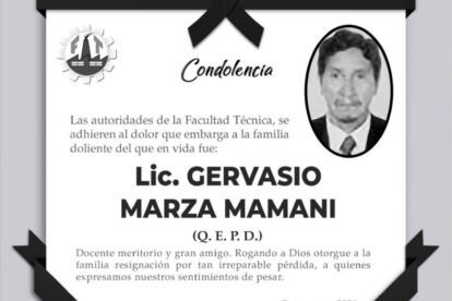 Lic. Gervasio Marza Mamani Q.E.P.D.