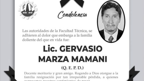 Lic. Gervasio Marza Mamani Q.E.P.D.